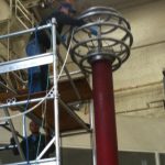 leak testing high voltage cable test rig